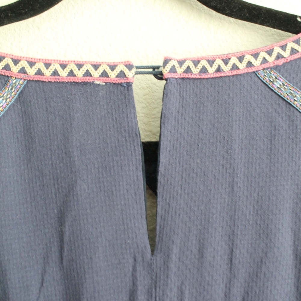 Umgee Bohemian Mini Dress with Embroidery - Picture 6 of 7